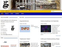 Tablet Screenshot of halepaghen-schule.de